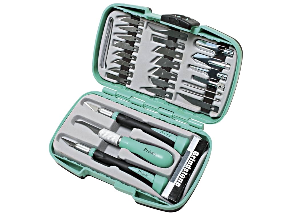 メタクリル 3set Pro'sKit PD-395A 30-Piece Deluxe Hobby Knife Set with