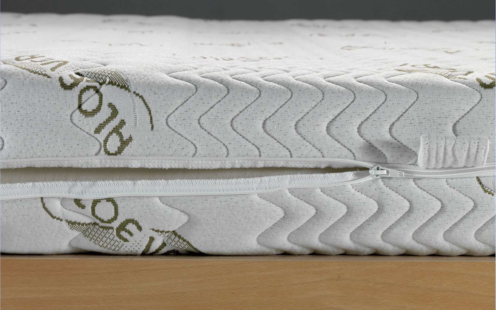 Evergreenweb - Materasso Singolo 80x190 Alto 18 cm in Lattice con Rivestimento Oli Aloe Vera Sfoderabile 7 Zone Differenziate rigidità Media Anallergico Antiacaro Antibatterico Traspirante Ergonomico
