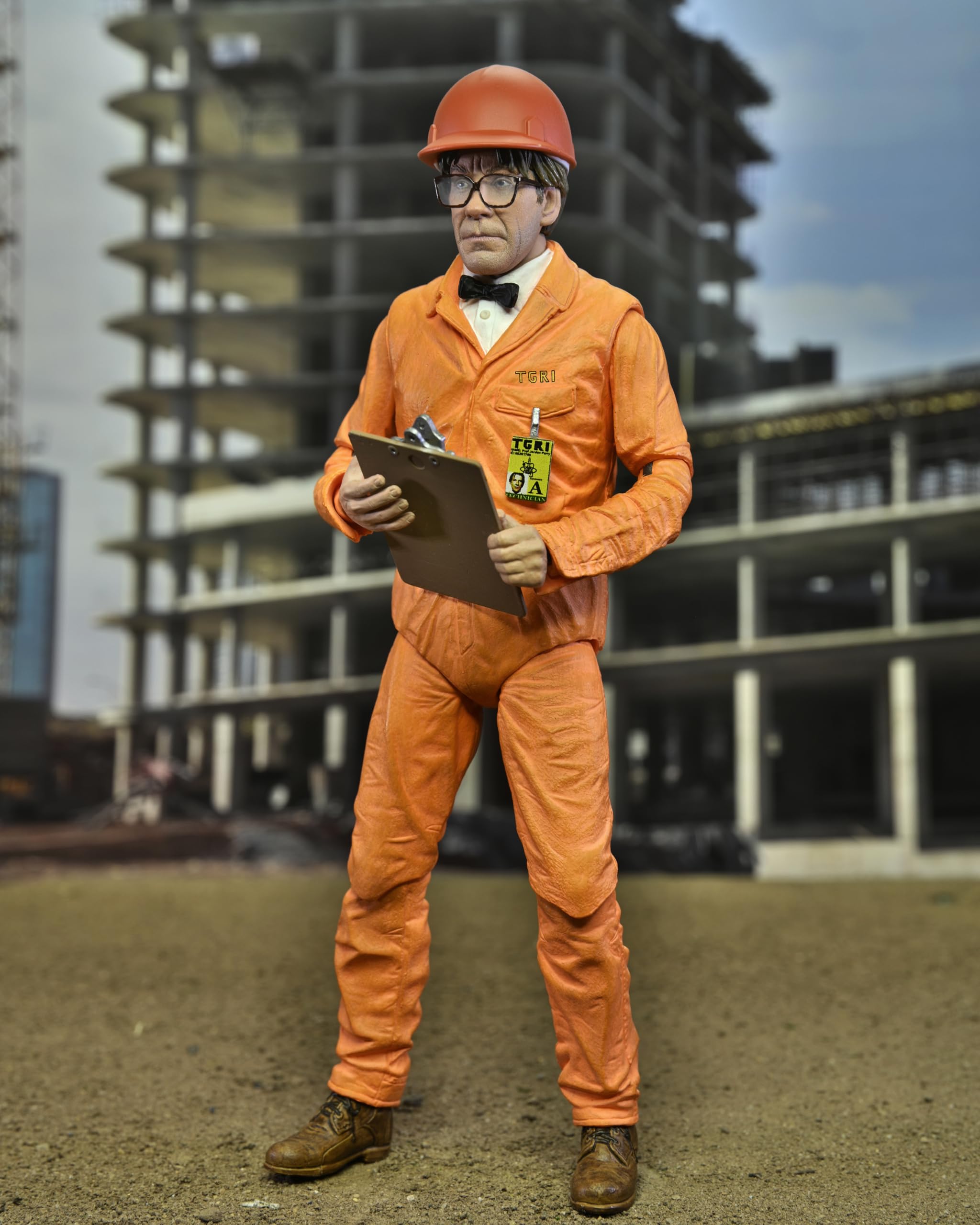 NECA Teenage Mutant Ninja Turtles 2: Secret of The Ooze, action figure in scala 1:7, il professor Perry e il camice di laboratorio Professor Perry e tuta Hazmat Set di 2 figure