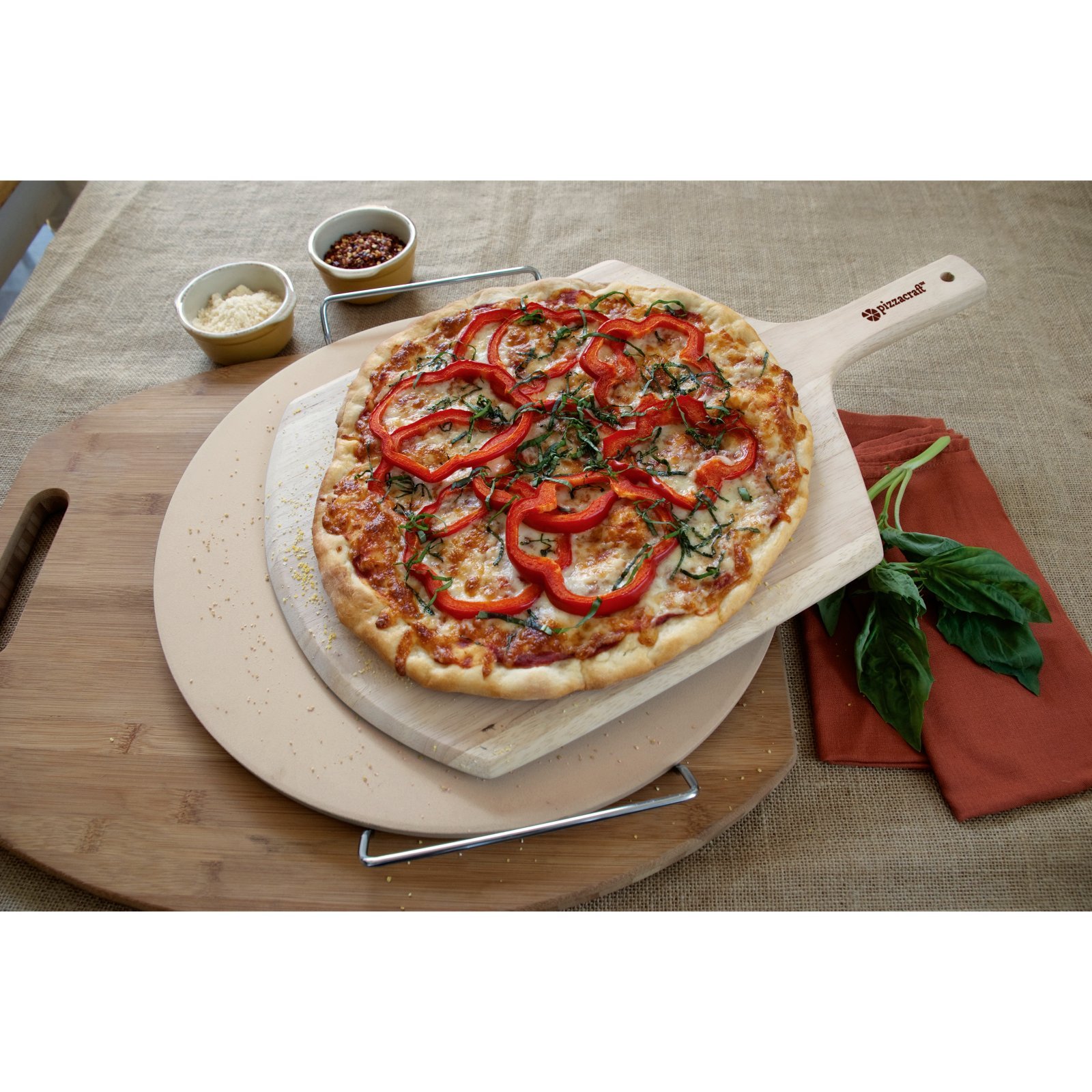 Pizzacraft Pizzaspatel, Holz, Gross, braun, 1.8 x 35.99 x 60.5 cm, PC0201