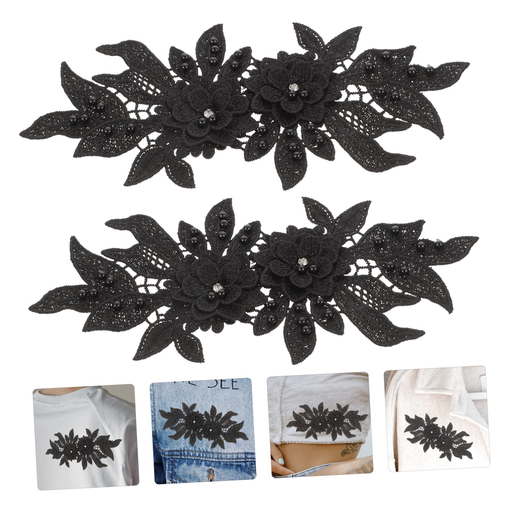 Operitacx 10pezzi Patches Ricamati Per Riparazioni Abbigliamento Decorazioni Per Moda Toppe Sottile Per e Borse