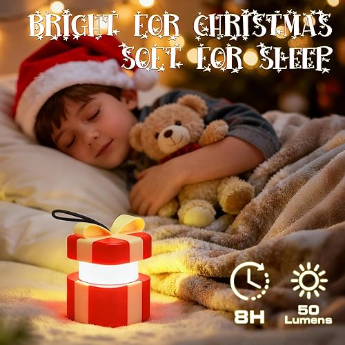 Miniatura 6 de EverBrite Juego de faroles de Navidad, decoraciones navideñas y regalos para mujeres y hombres, 5 modos de luz pilas AAA incluidas, uso en