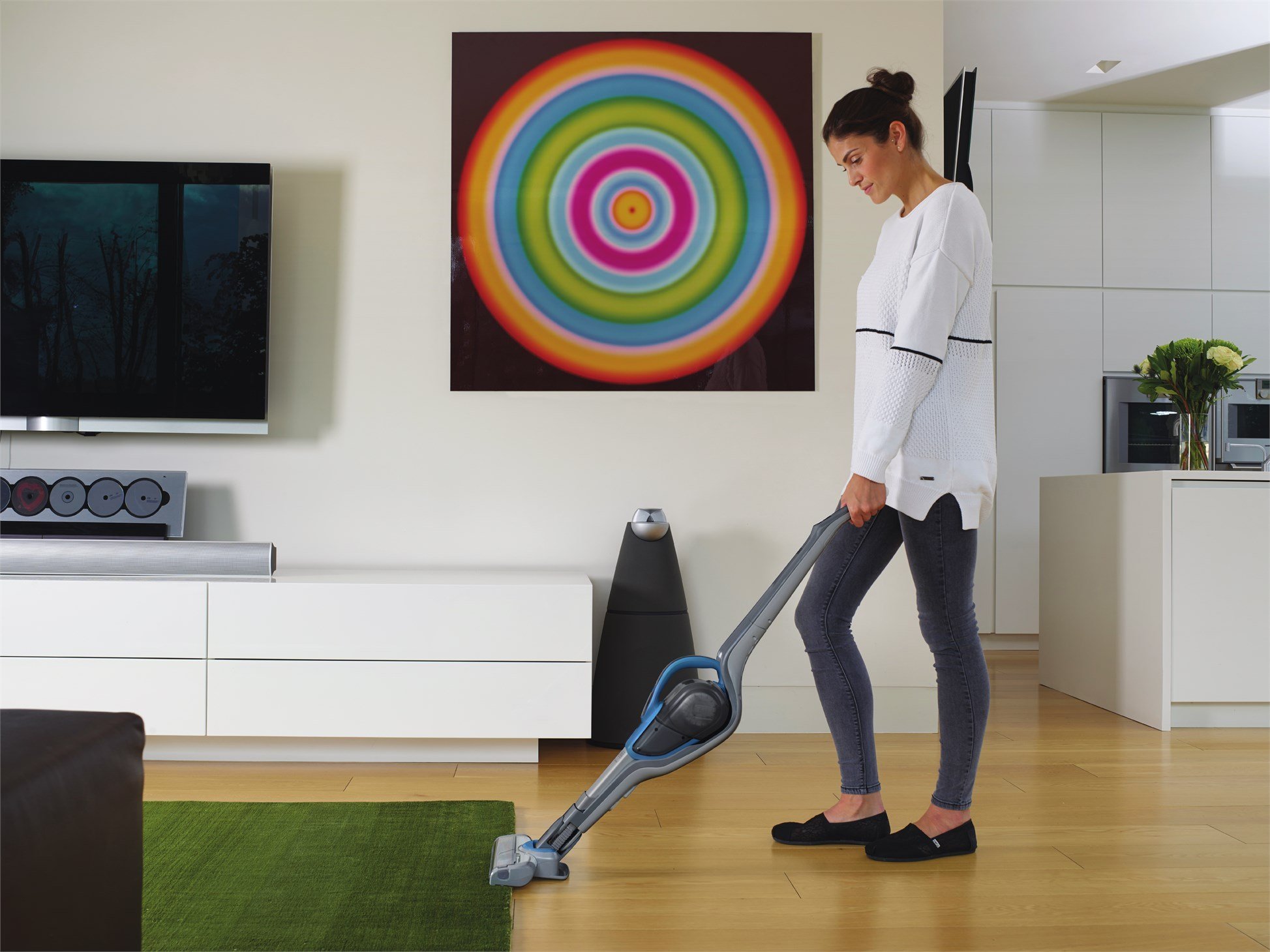 Black+Decker SVJ520BFS Aspirador de Escoba 0.5 litros Azul