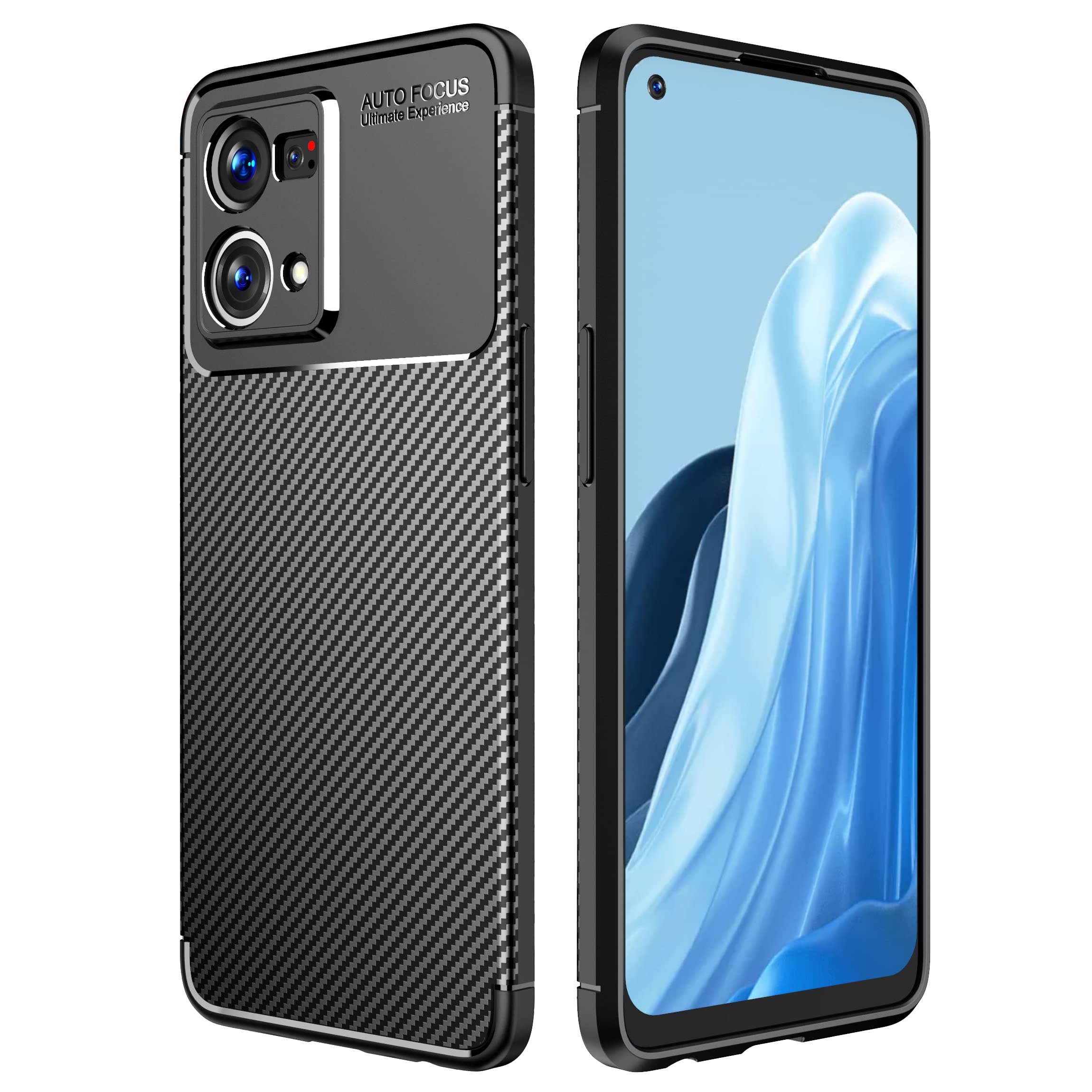ebestStar - Cover per Oppo Reno4 5G, Custodia Silicone Trasparente, Protezione TPU Antiurto, Bordi Rinforzati, Trasparente