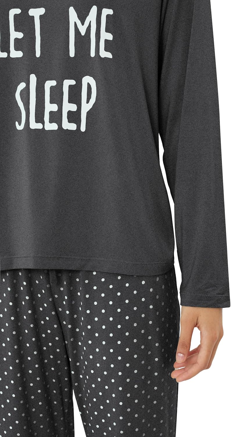 Joyaria Lightweight Bamboo Viscose Pajamas Women Cooling Sweat Wicking Long Sleeve PJs Set Sleepwear S-XXL - Image 7