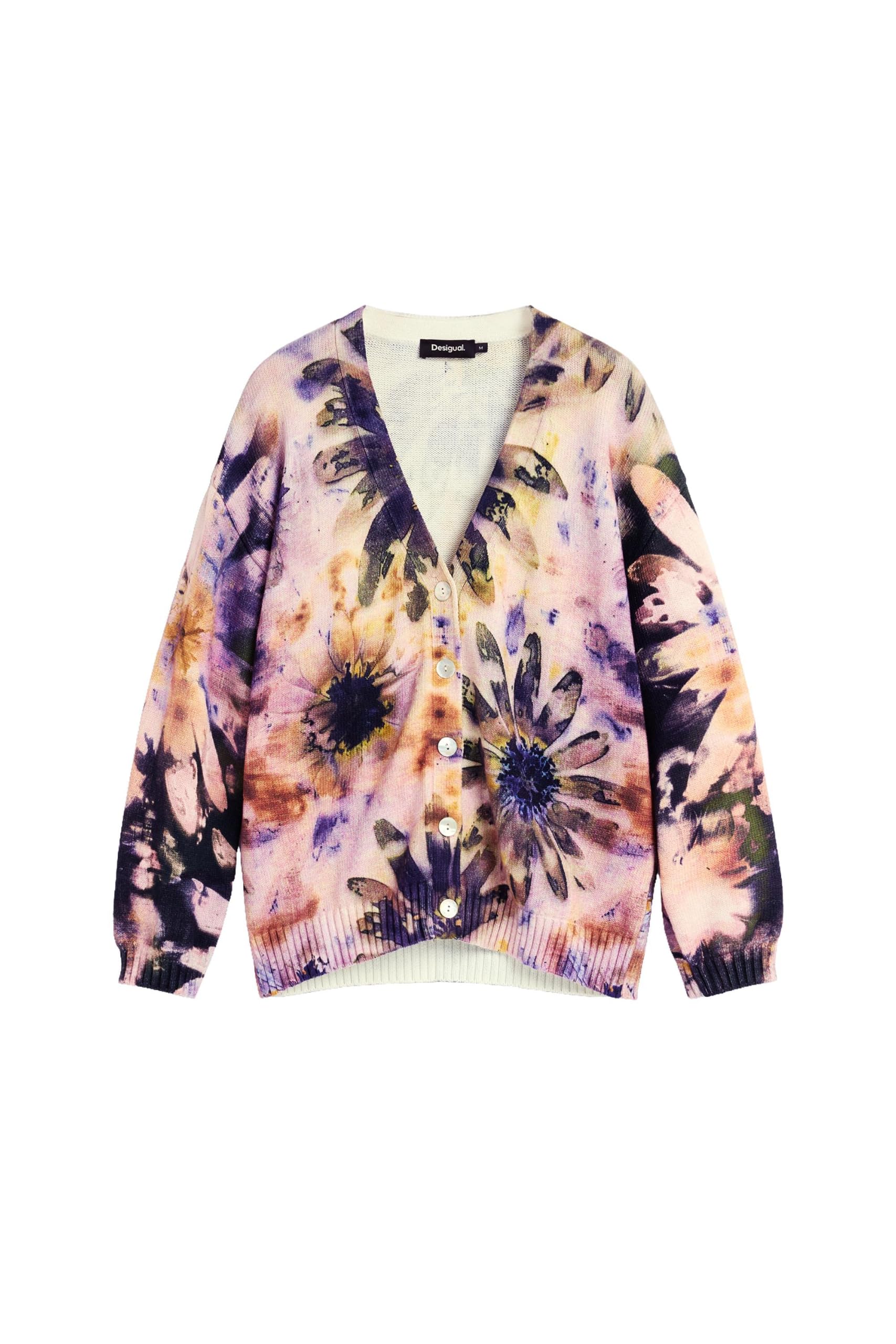 Desigual Jers_botanicpink bluza damska