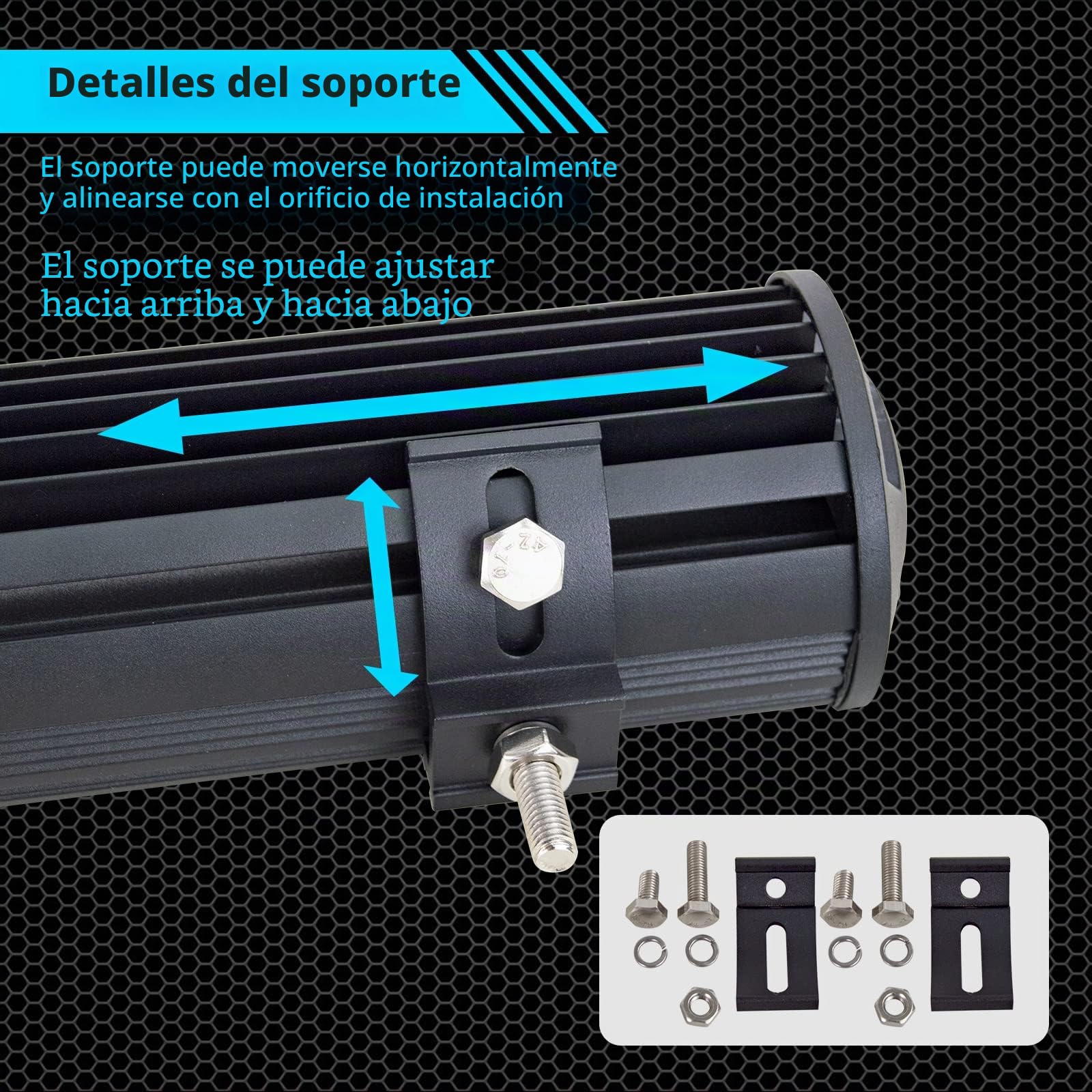 RIGIDON Barra Led 23 Pulgadas 59cm 570W Barras de Luz de Trabajo, 12V 24V 6000K IP67 Impermeable lámparas de conducción faros led foco led tractor para 4x4 Coche Off Road Camión ATV UTV SUV Barco