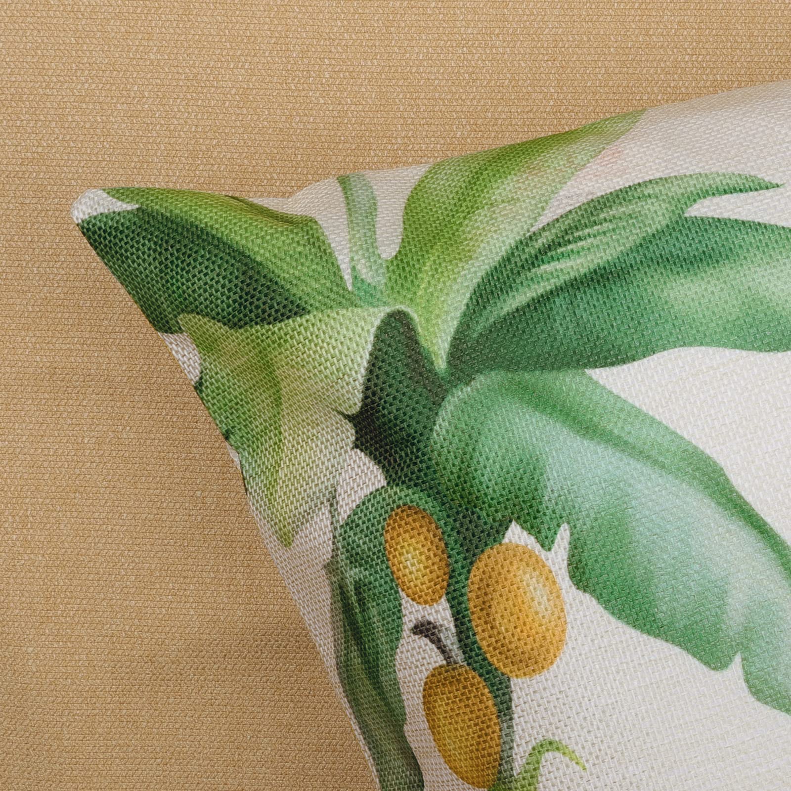 Bonhause Fundas de Cojín Animal Selva 45 x 45 cm Funda de Almohada León Jirafa Pereza Tucán Tropical Exterior Poliéster Lino Cojines Decorativos para Niños Bebé Sala de Guardería Juego de 4