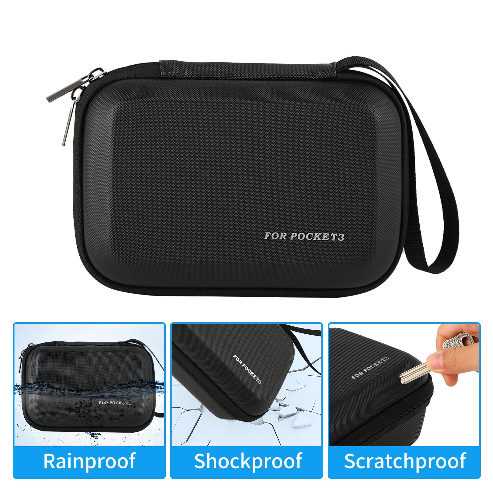 Osmo Pocket 3 Bag, przenośna torba do przechowywania, podróżne etui ochronne, torba do przechowywania DJI Osmo Pocket 3 standardowa i rozszerzona wersja baterii.