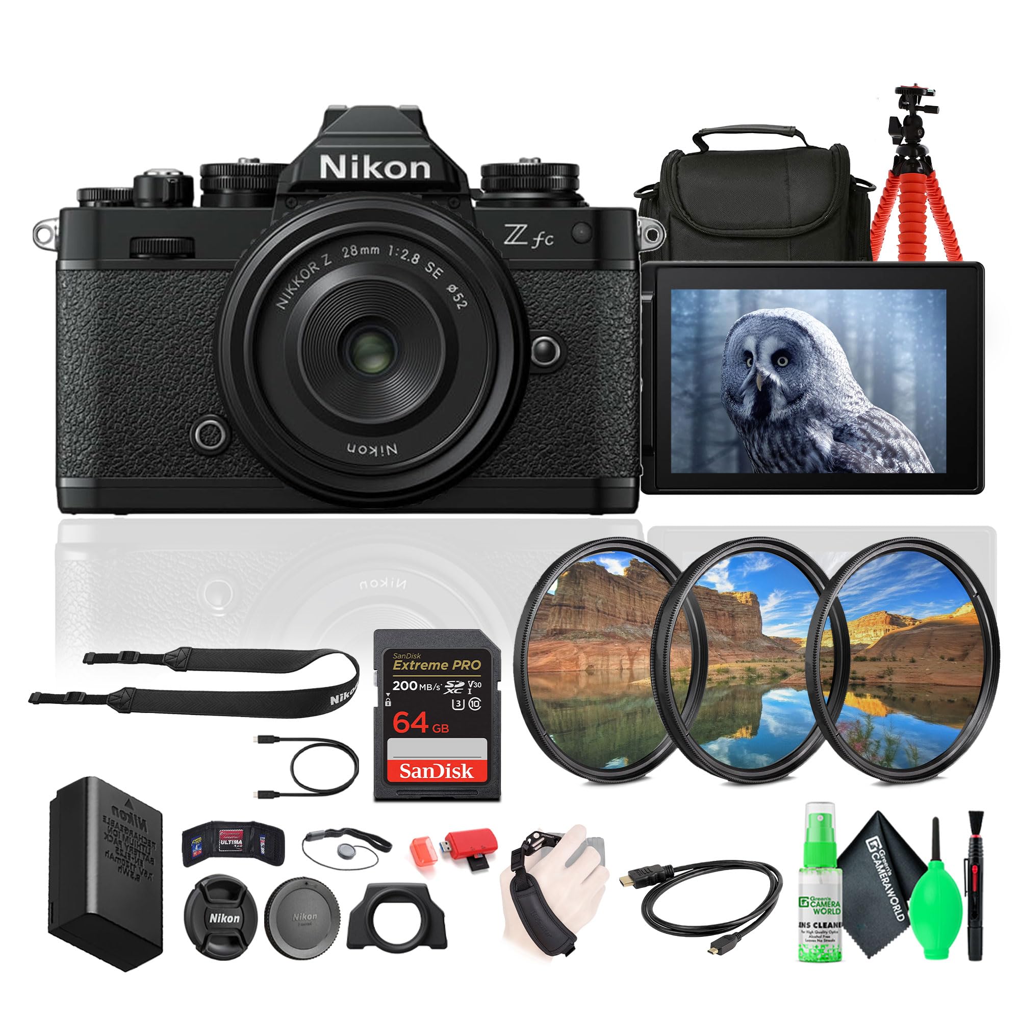 Amazon.com : Nikon Z fc DX-Format Mirrorless Camera with NIKKOR Z