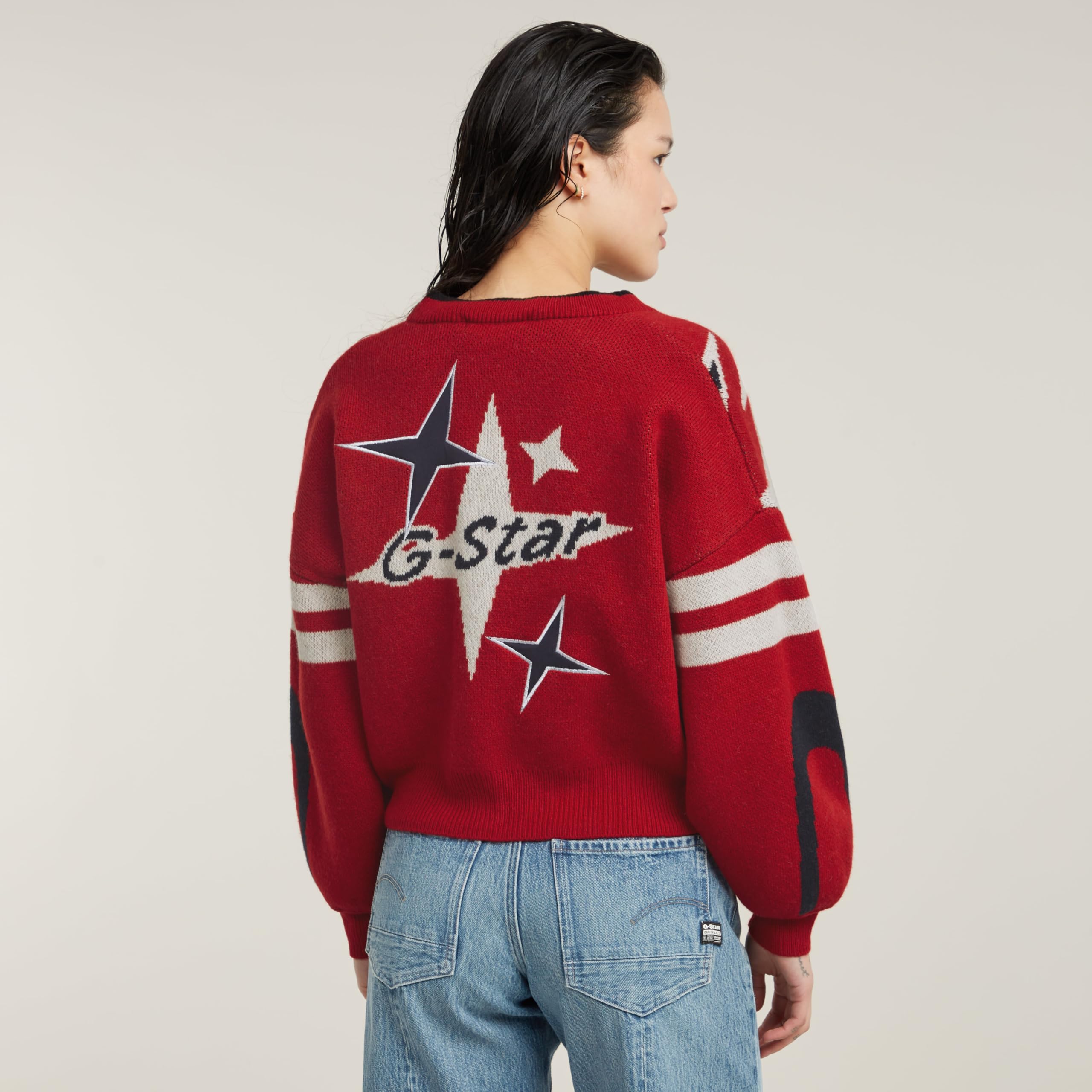 G-STAR Holiday Loose Knitted Cardigan Felpa Donna