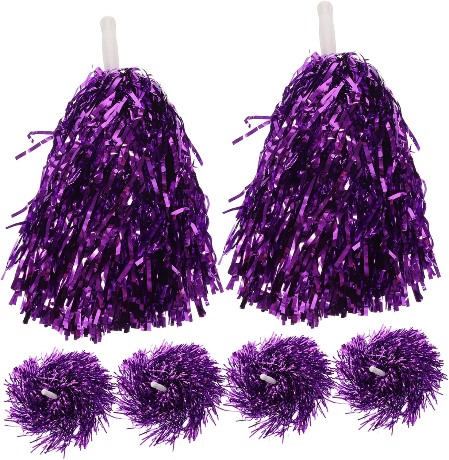 YARNOW 16pcs Cheerleader Party Favors Pom Pom Balls Cheerleading Props for Sports Events