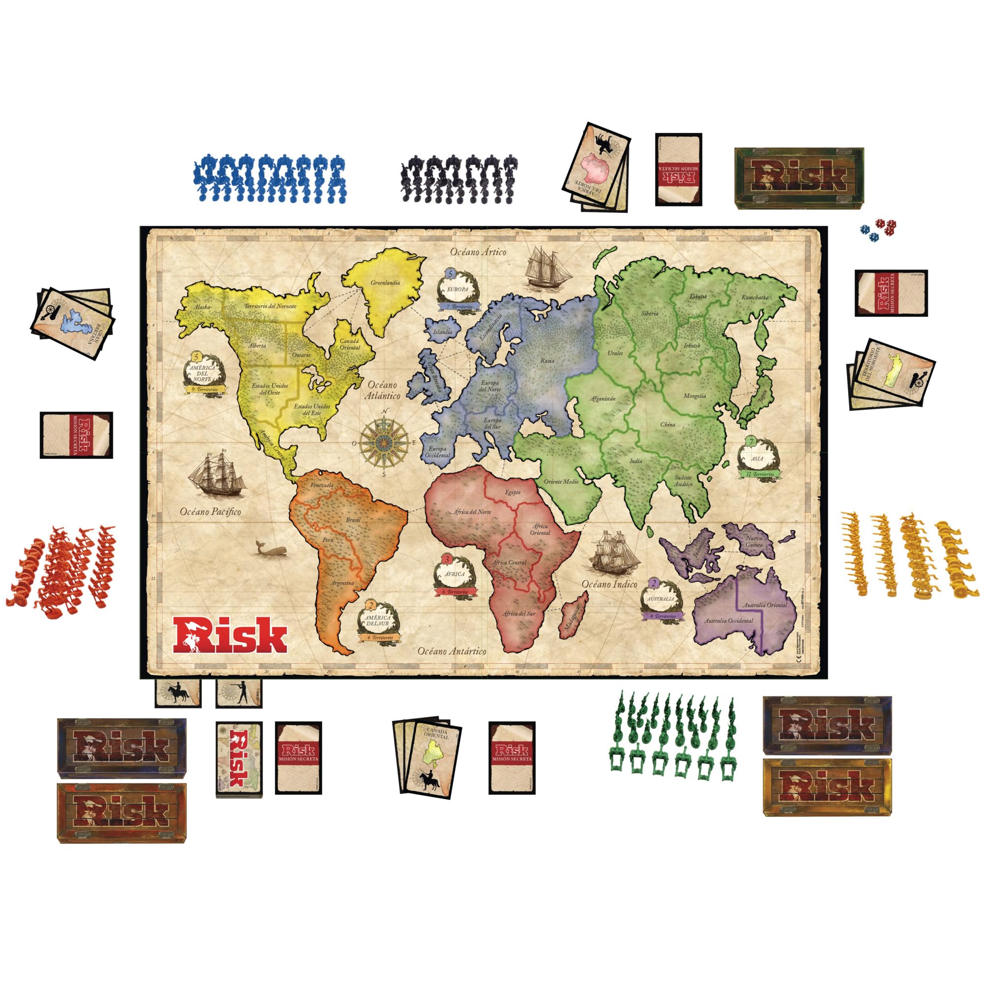 Hasbro Jeu - risques - Version Anglaise