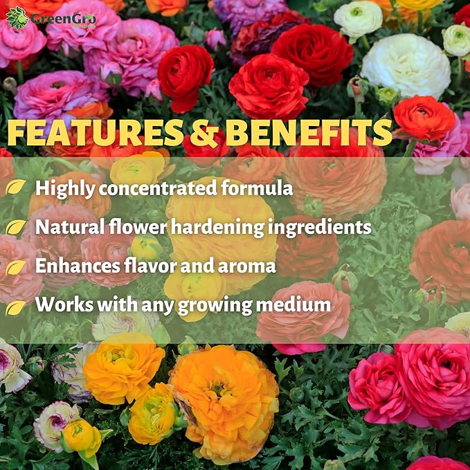 GreenGro Flower Finisher - Fertilizante Orgánico NPK para Floración (35 lb) miniatura 3