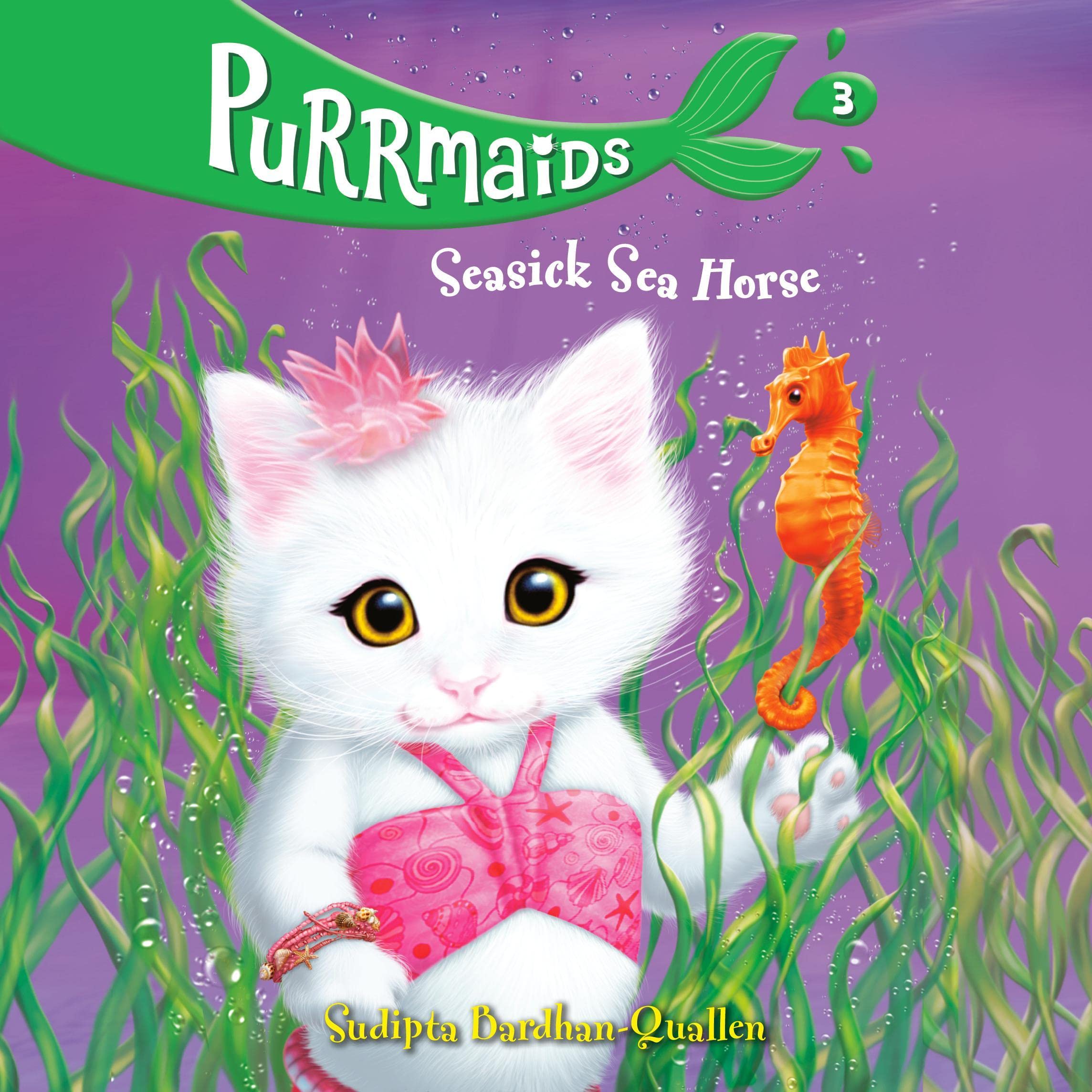 Cover art for Purrmaids #3: Seasick Sea Horse