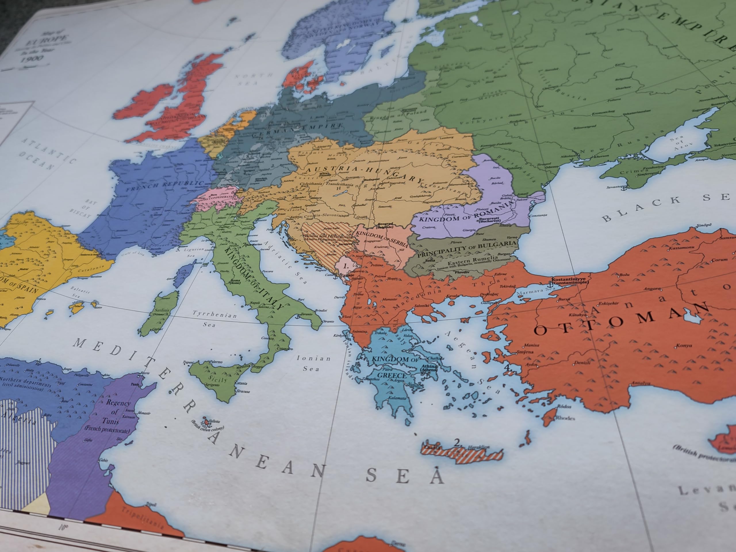 Europa 1900, Mapa Histórico (100x70cm)