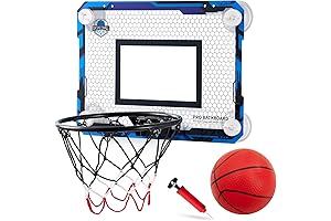 RUNBOW Suction Cup Basketball Hoop for Indoor Fun