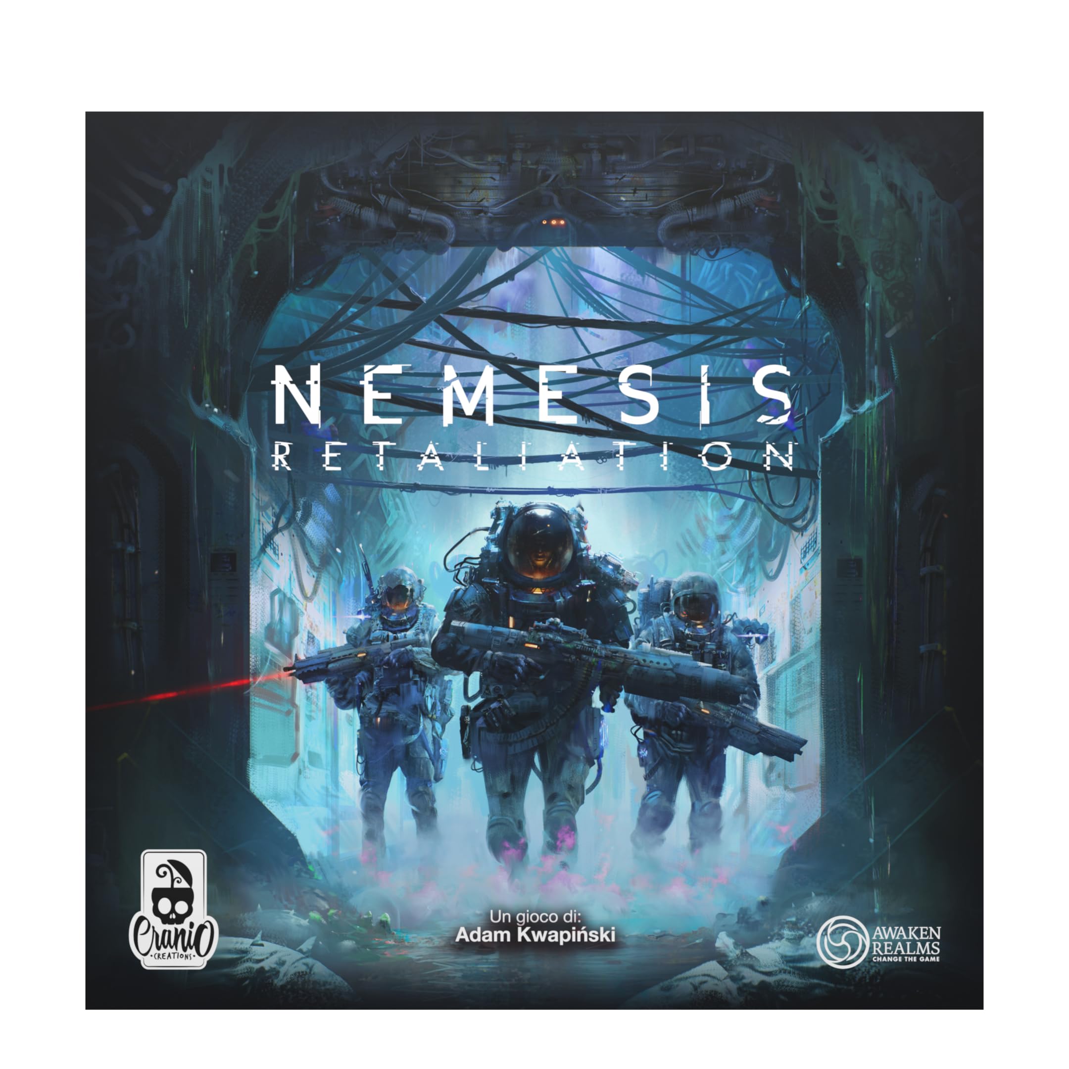 Cranio Creations - Nemesis, Retaliation - Riuscirai a Sopravvivere nel Nido Alieno? - 1-5 Giocatori - 120 Min - Gioco Per Esperti – Età 14+ - Edizione in Lingua Italiana