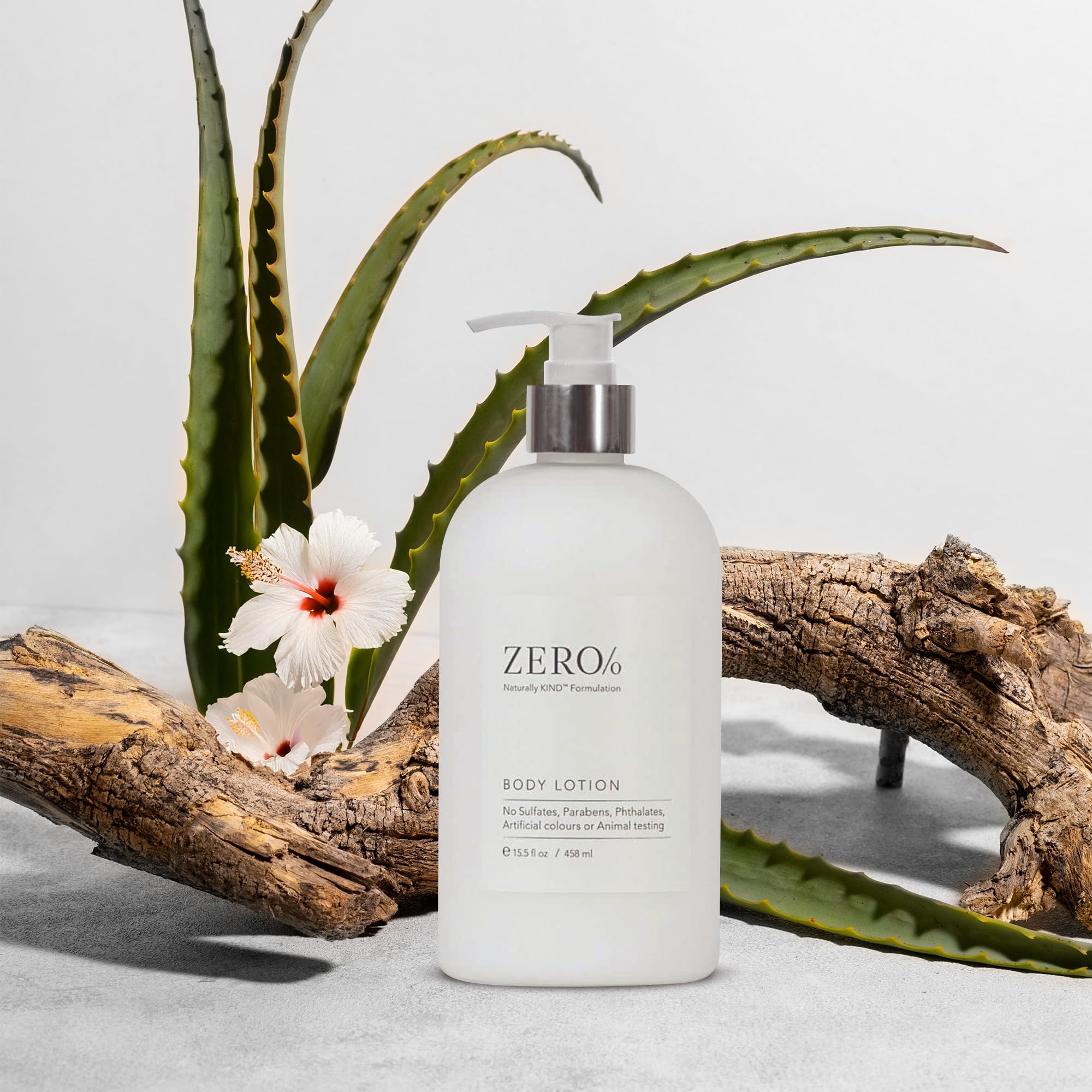 Zero% Unisex Body Lotion - 15.5oz - Light and fresh, Nourishing
