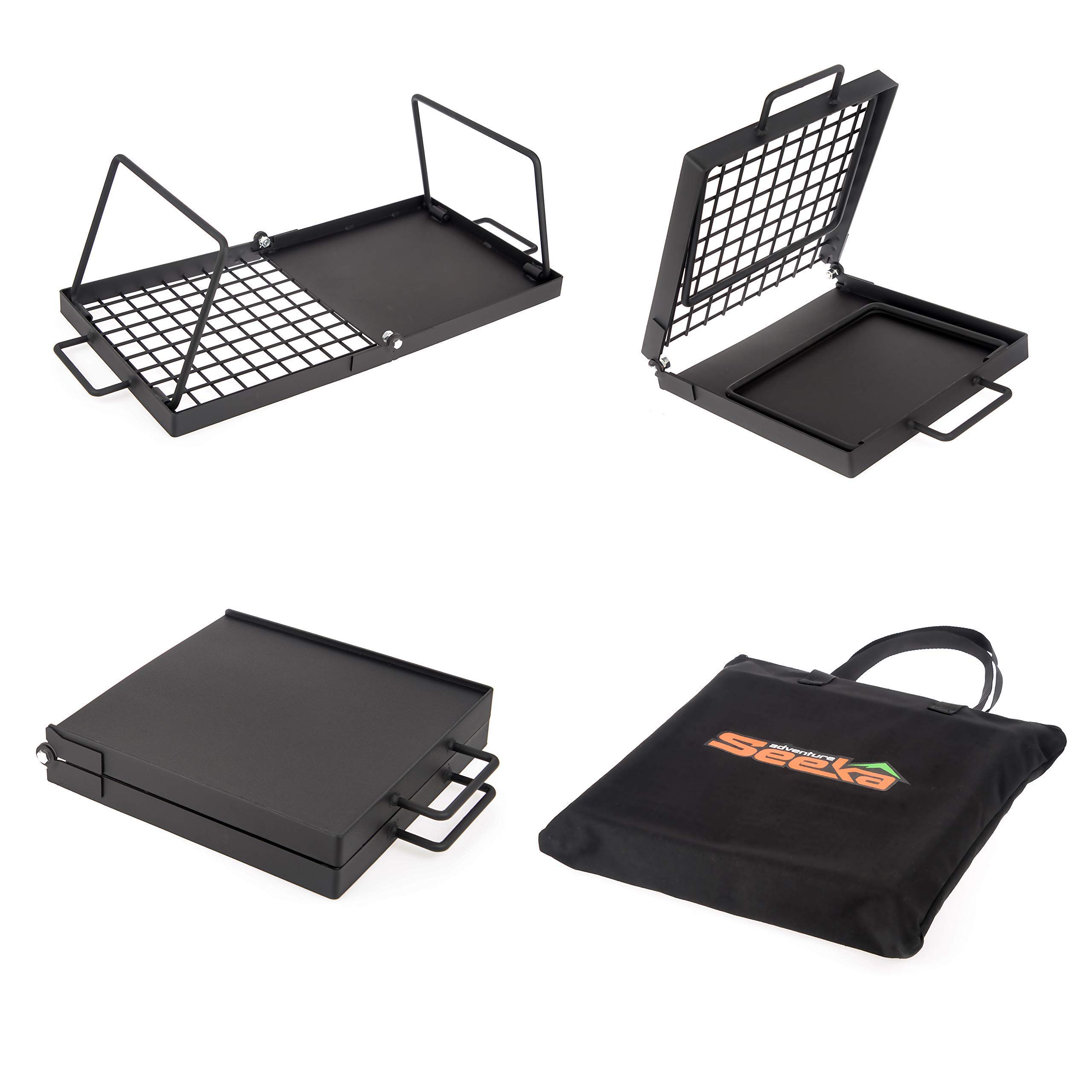 Buy Adventure Seeka Heavy Duty 24" Folding Campfire Grill , Camp Fire