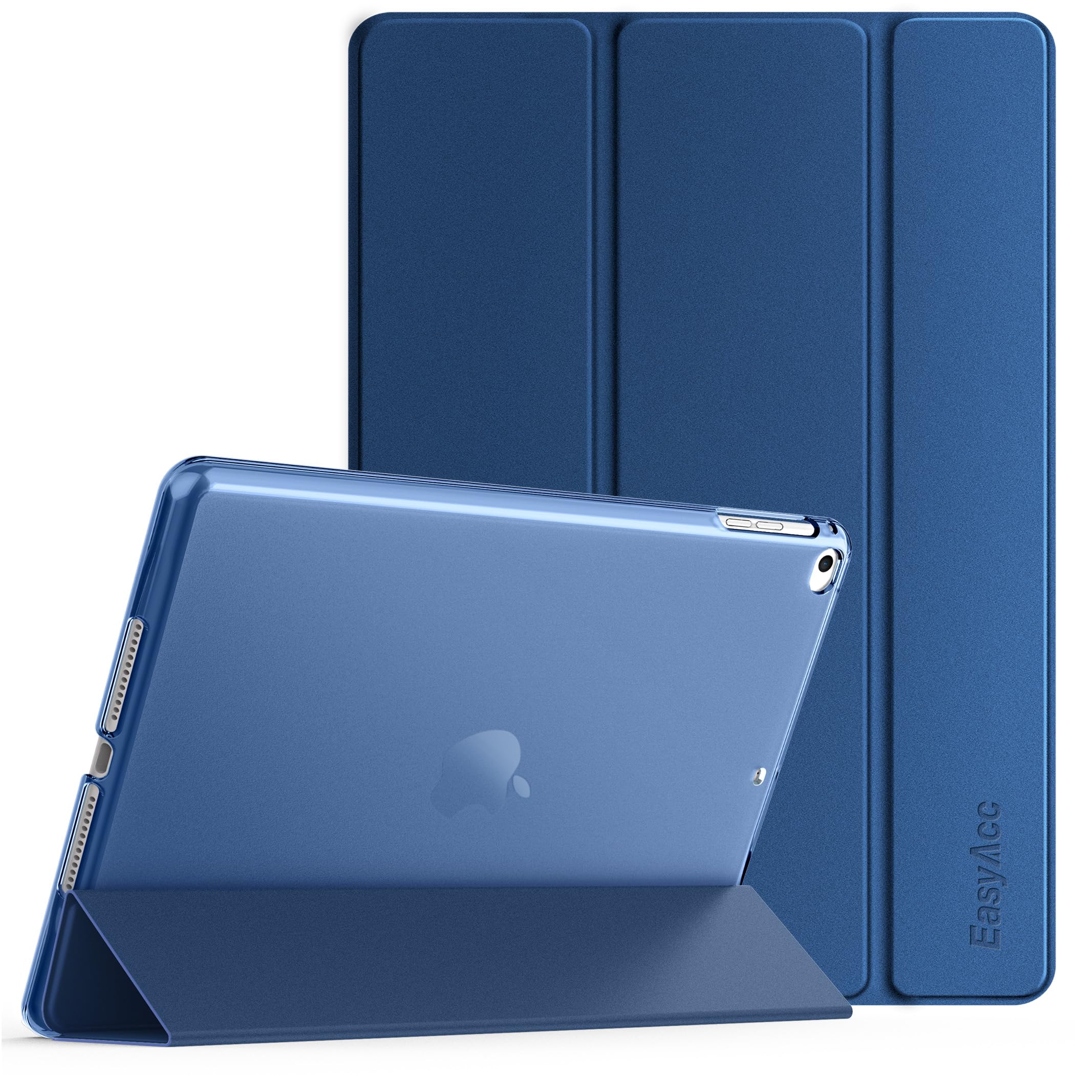 EasyAcc Hülle für iPad 6. Generation/iPad 5. Generation 9.7 Zoll/iPad Air 2/ Air 1, Ultra Dünn Smart Schutzhülle mit Auto Schlafen/Wachen Funktion, Navy Blau