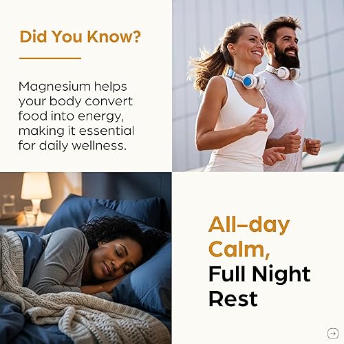 Miniatura 4 de Suplemento de complejo de magnesio 6 en 1  Cápsulas para mujeres y hombres  Glicinato, citrato, malato, óxido, aspartato, lisinato glicinato y zinc
