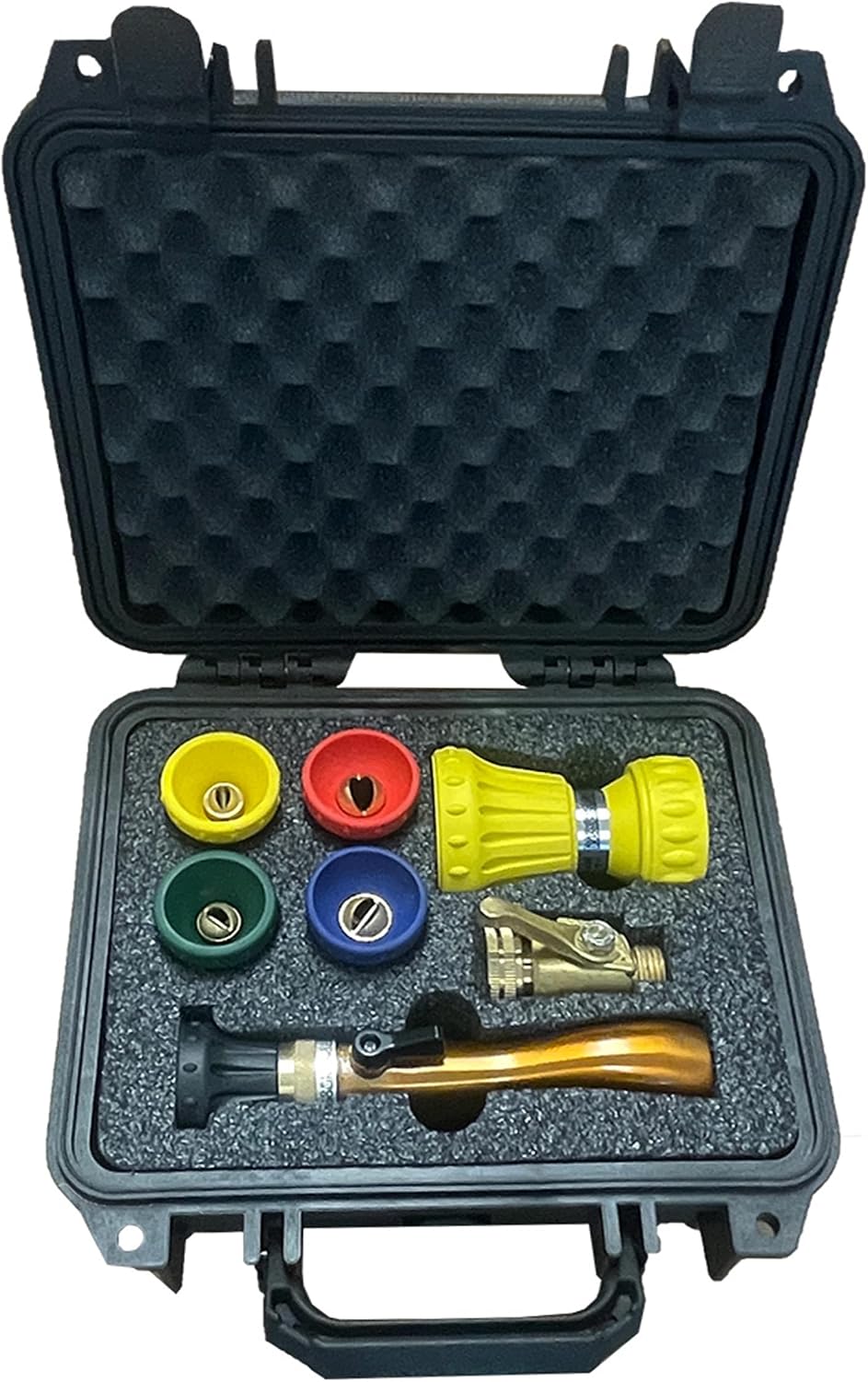 Underhill NozzleLocker Garden Water Hose Nozzle Kit, Sprayer, Jet, Fog, Mister, Heavy-Duty, with ¾ Inch Magnum UltraMax Full Throttle Nozzle, HP-K2