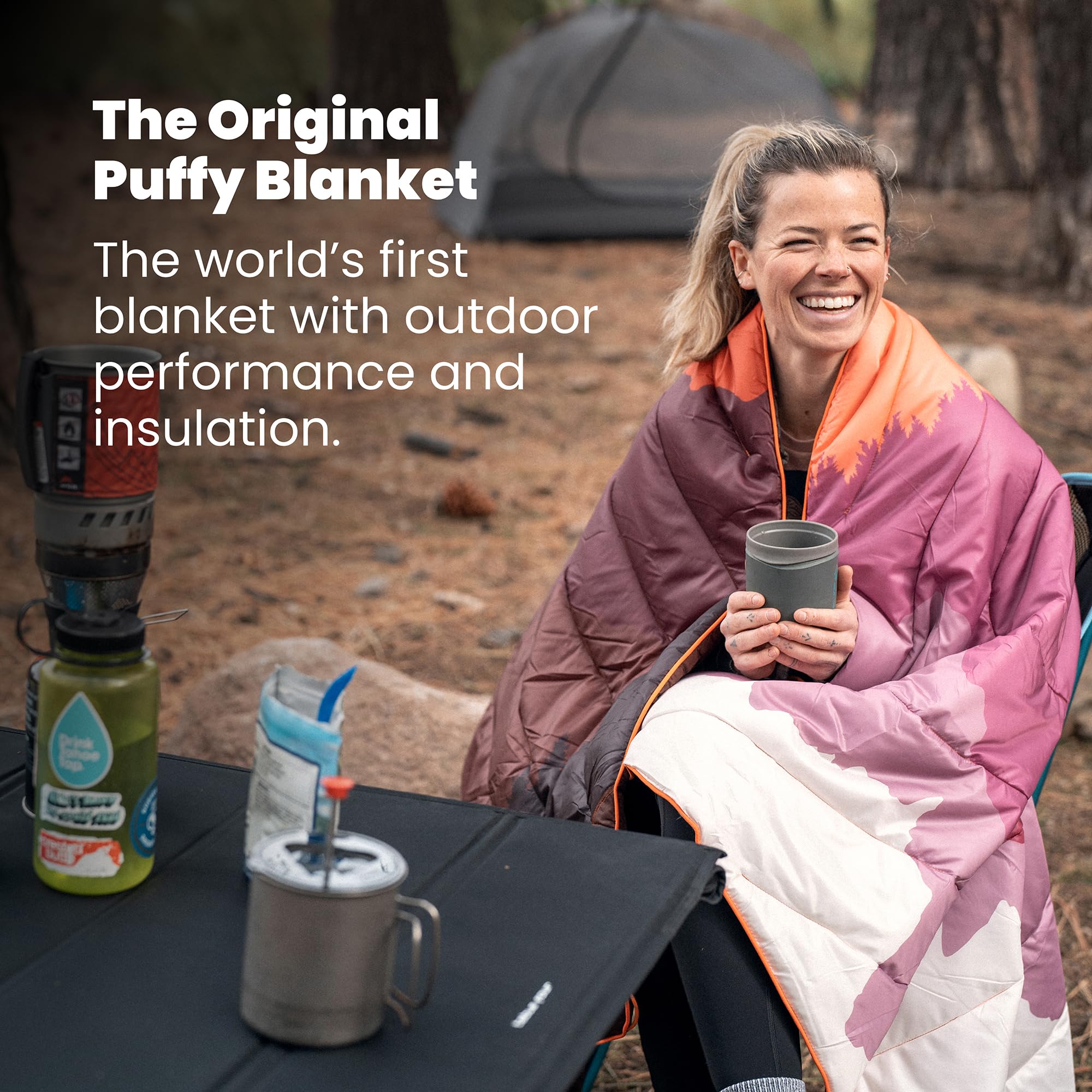 Amazon.com: Rumpl Original Puffy Blanket - Warm, Water-Resistant