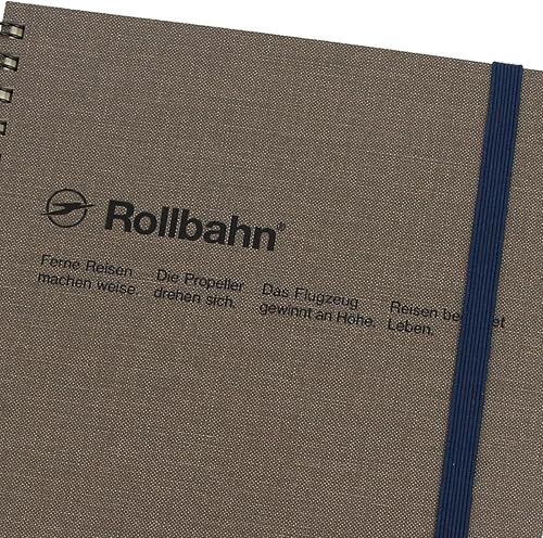 Miniatura 3 de Delfonics Rollbahn Spiral Cap-Martin cuadernos texturizados 6-12 pulg. x 8-12 pulg. (Greige)  Cuaderno A5