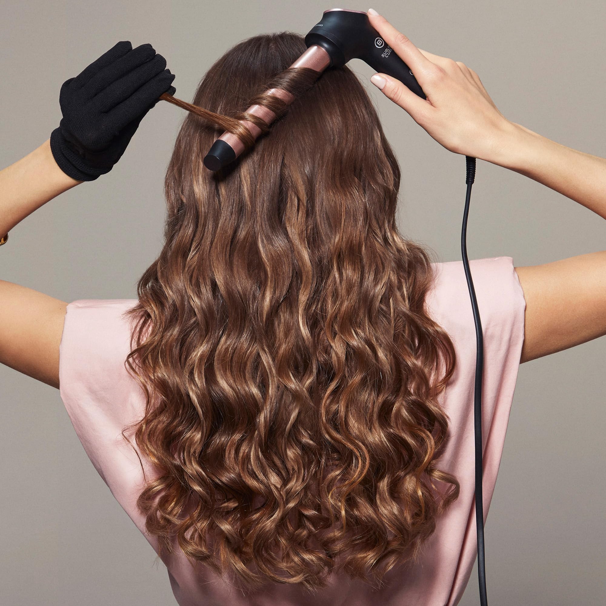 Bellissima Imetec Sublime Curls Lokówka, średnica 25 mm, klosz, 3 temperatury, ceramiczna powłoka diamentowa, stałe ciepło, końcówka zapobiegająca oparzeniom, szybkie nagrzewanie, kabel 1,8 m
