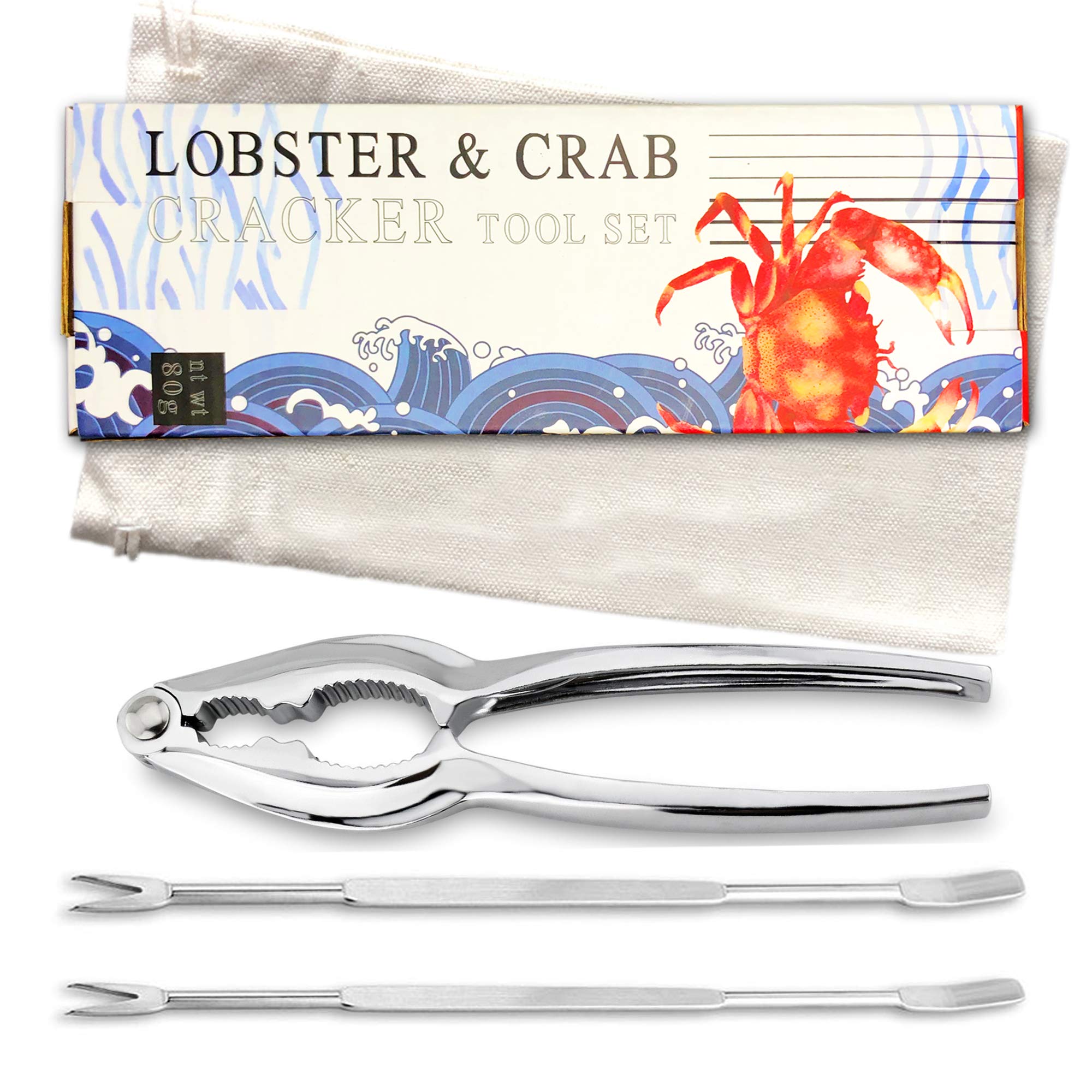 Buy 3Pandas 8Piece Seafood Tools Set Multipurpose Seafood Crackers