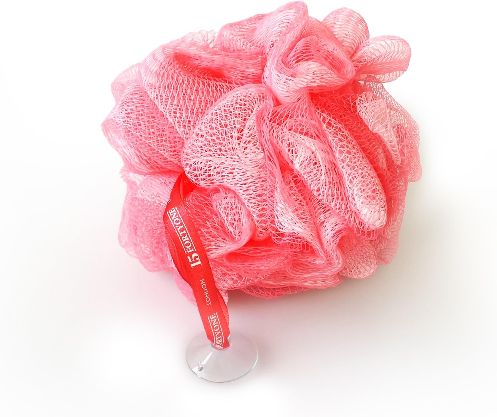 Exfoliating Bath & Shower Body Puff/Scrunchie/Buffer (Bubblegum Pink)