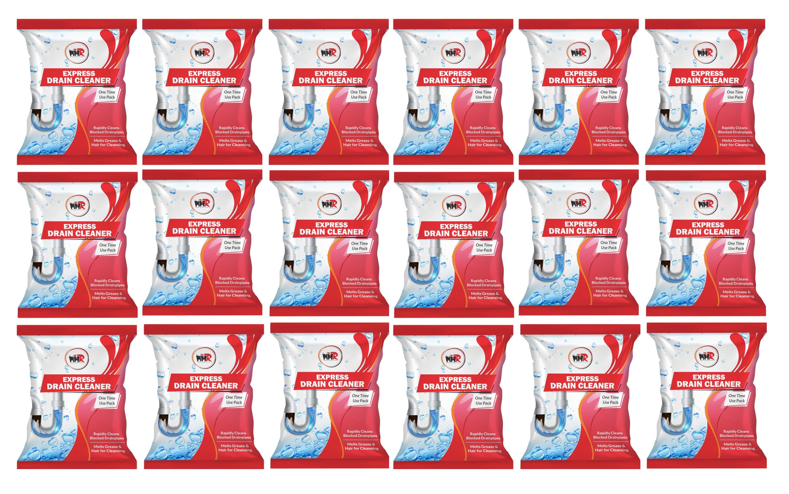 MMR Making Marvelous Drainex Drain-Insta All Pipe Safe Drain Cleaner powder Clear Clogged Sinks & Pipes (50gm, Pack Of 18) (B08NS9188Z) Amazon Price History, Amazon Price Tracker