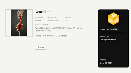 Darkblock - NFT Display