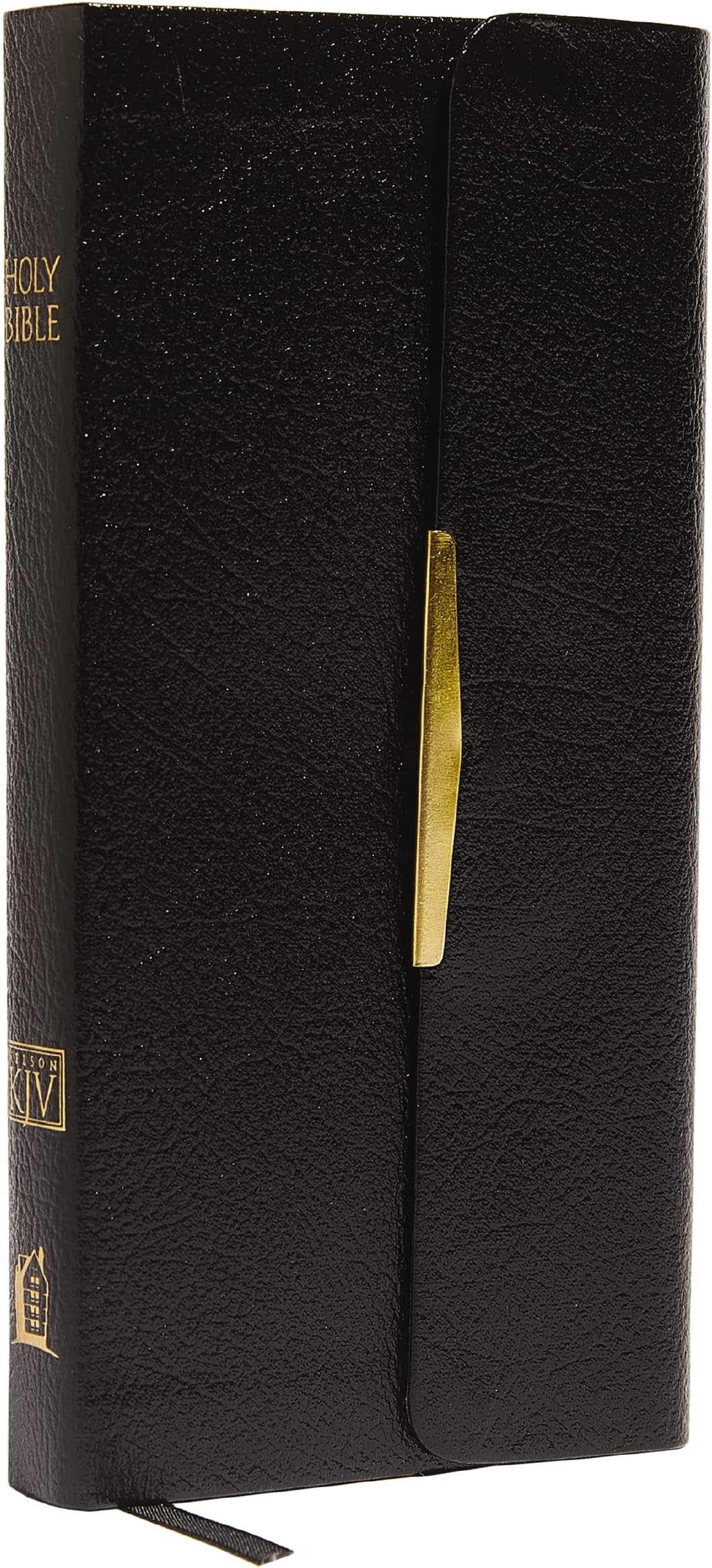 Kjv, Checkbook Bible, Compact, Bonded Leather, Black, Wallet