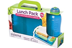 Sistema Lunch Pack with Snack Attack Duo and Twist 'N' Sip Sistema Bottle