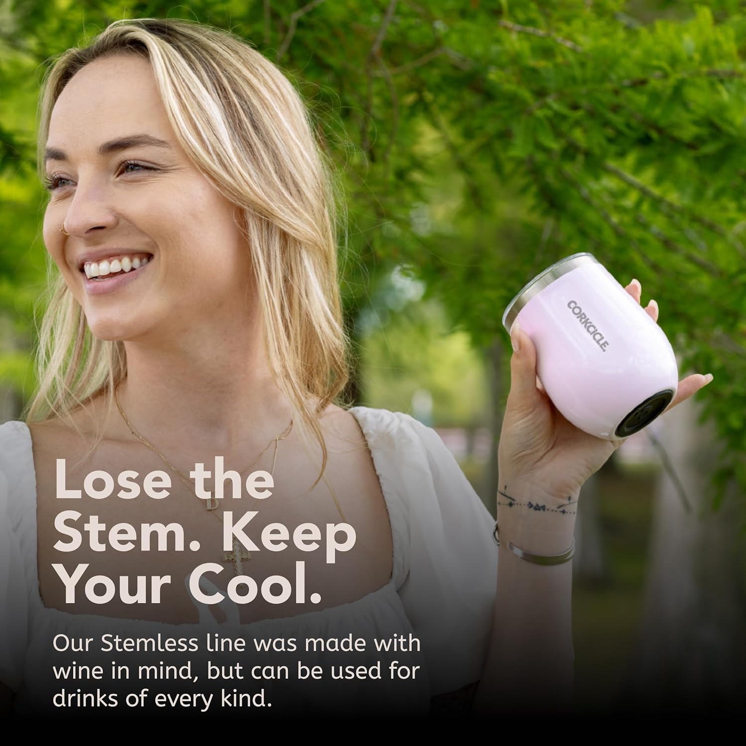 Corkcicle Stemless Flute - Chill Drinks for 9 Hours - Summer Drinkware Gift - 7 oz - Unicorn Magic - Image 6