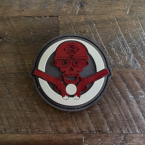 Miniatura 3 de Gafas de visión nocturna (NVG) - Parche táctico de goma de PVC moral | Respaldo de gancho y bucle