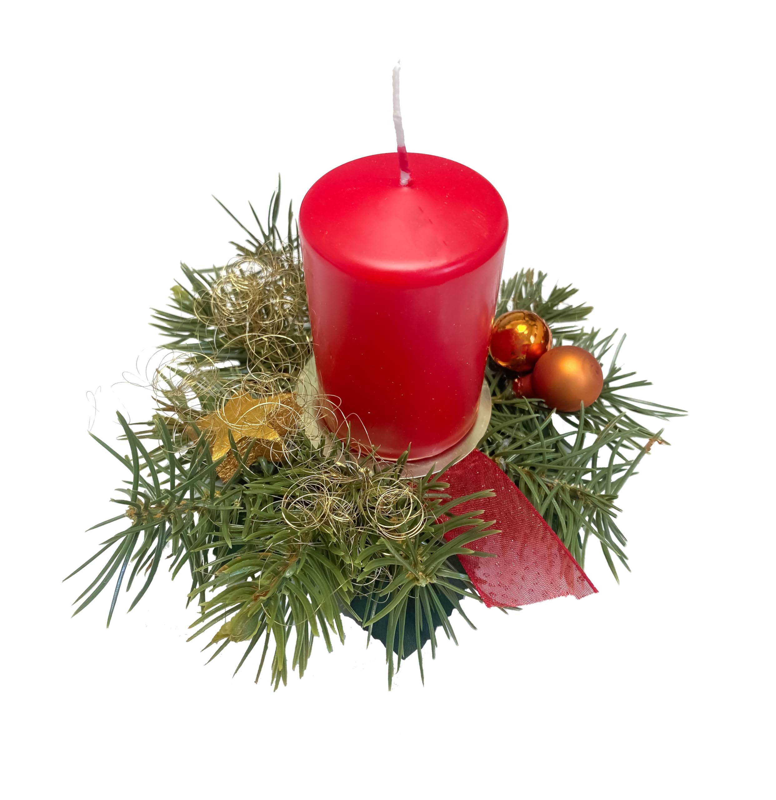 Adventsgesteck knstlich rund 15 cm Weihnachtsgesteck Tanne Adventskranz  Tischdeko Weihnachten Weihnachtsdeko (knstlich - Nr. 2) : Amazon.de:  Kche, Haushalt & Wohnen