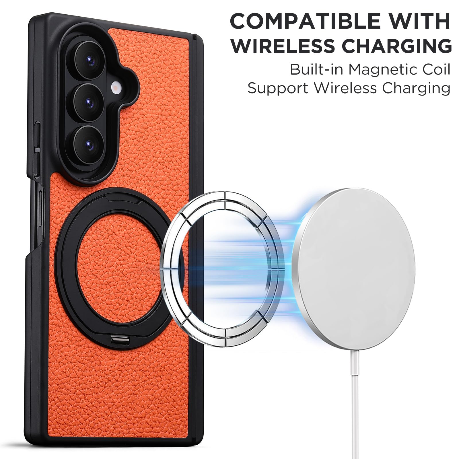 Magnética Funda para Samsung Galaxy Z Fold 8 Ultra, Bisagras Protección