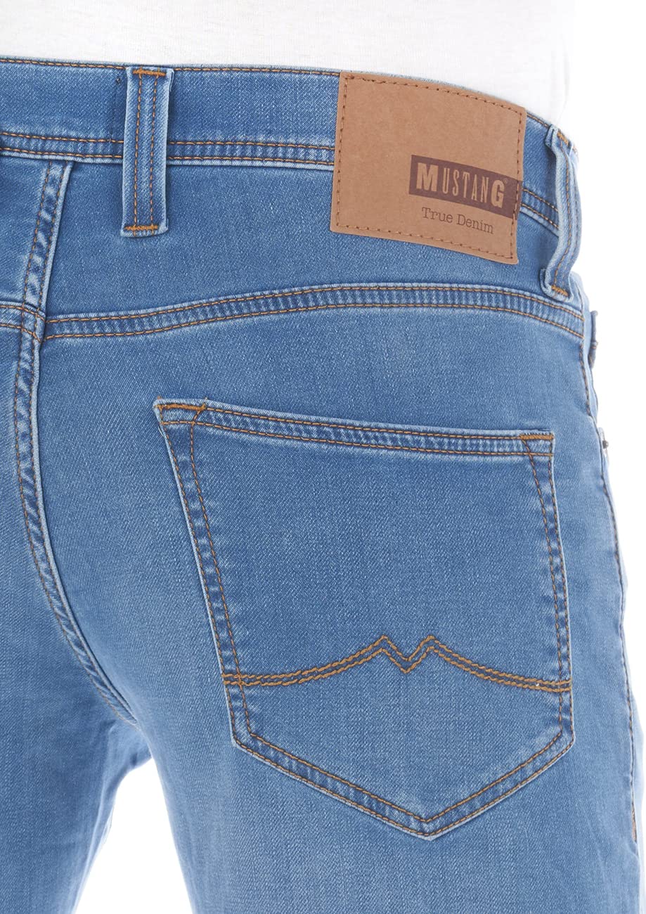 MUSTANG Jeans Herren Stretch Straight Fit Tramper Jeanshose Hose Denim Blau Schwarz Braun Grün 30 31 32 33 34 36 38 40 42 44
