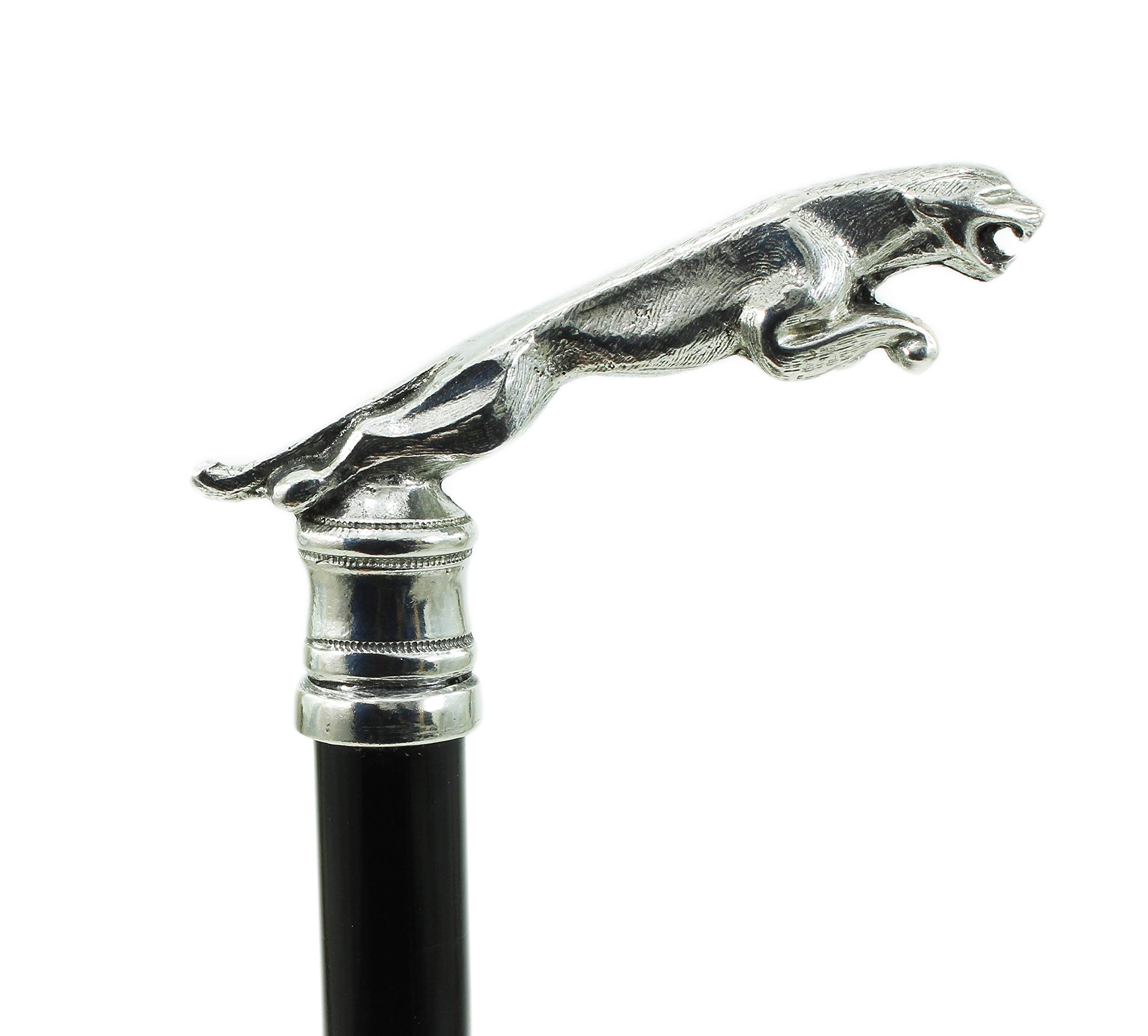 CAVAGNINI, bastón de jaguar. Bastón hecho a mano, personalizable, fabricado en Italia.
