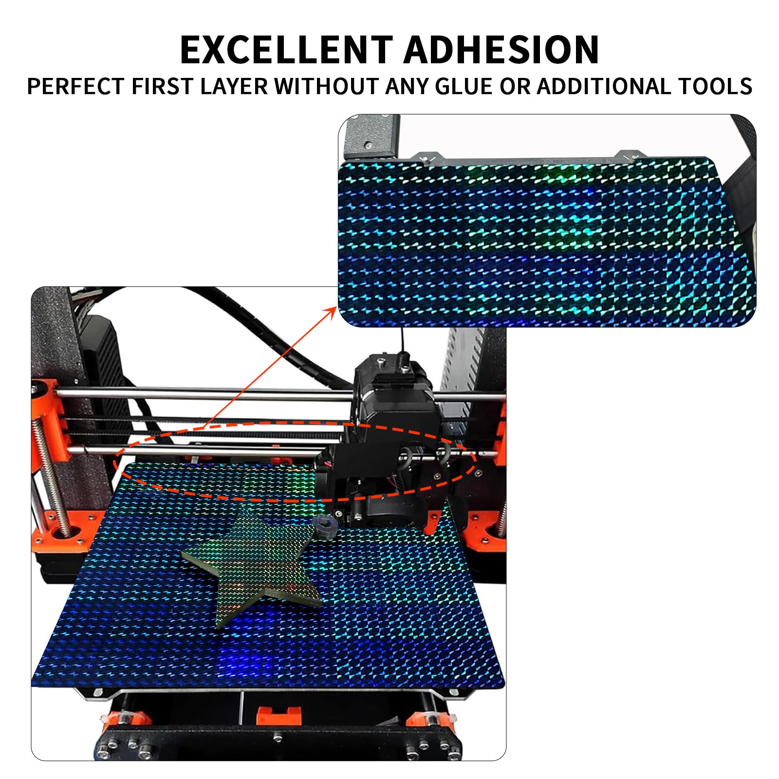 BCZAMD Prusa i3 printer upgrade printplaat van flexibel staal, PEI