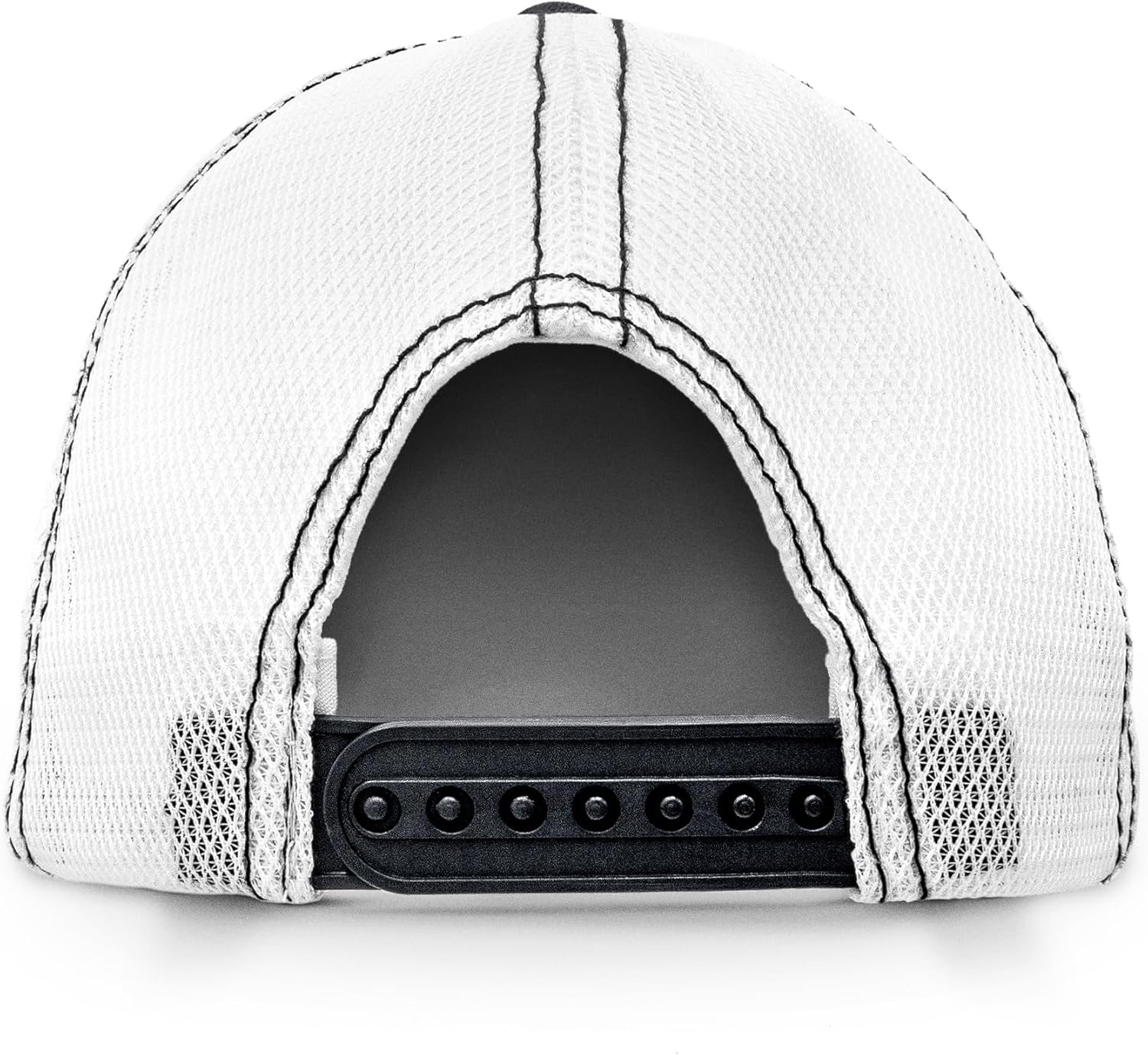 Tee Luv Chevy Bow Tie Logo Patch Hat | Vintage Trucker Style Hat | Licensed Chevrolet Design,Black, White - Image 3