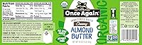 Vista 2 de Once Again - Mantequilla de almendras orgánica cremosa - 16 oz.