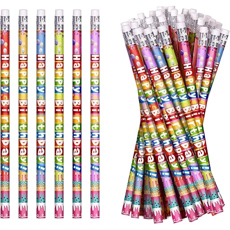 24 Pack Happy Birthday Pencils