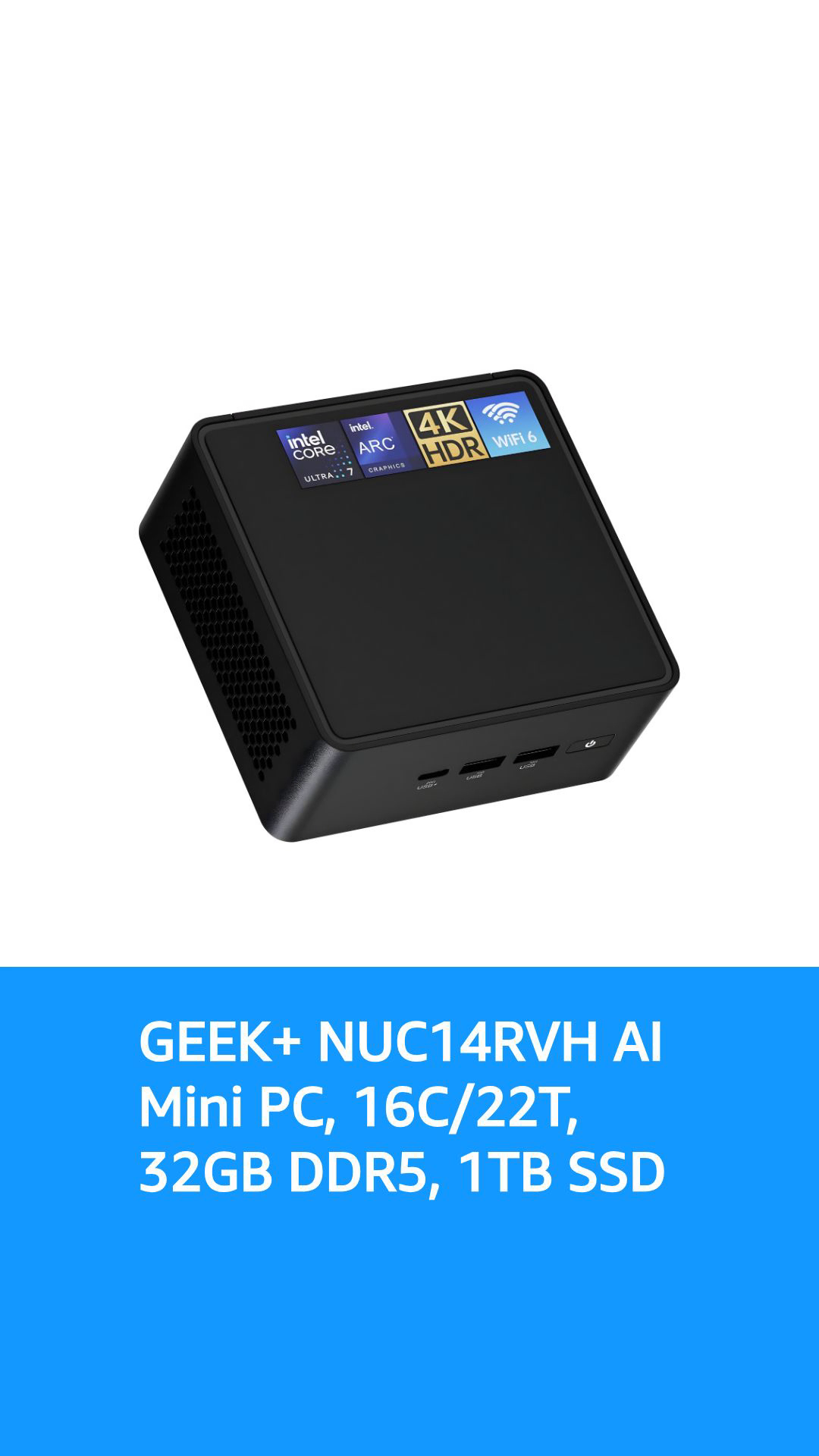 ASUS NUC 14 Pro AI Mini PC - Powerful Performance and AI-Ready