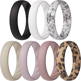 ThunderFit Women's Silicone Wedding Rings