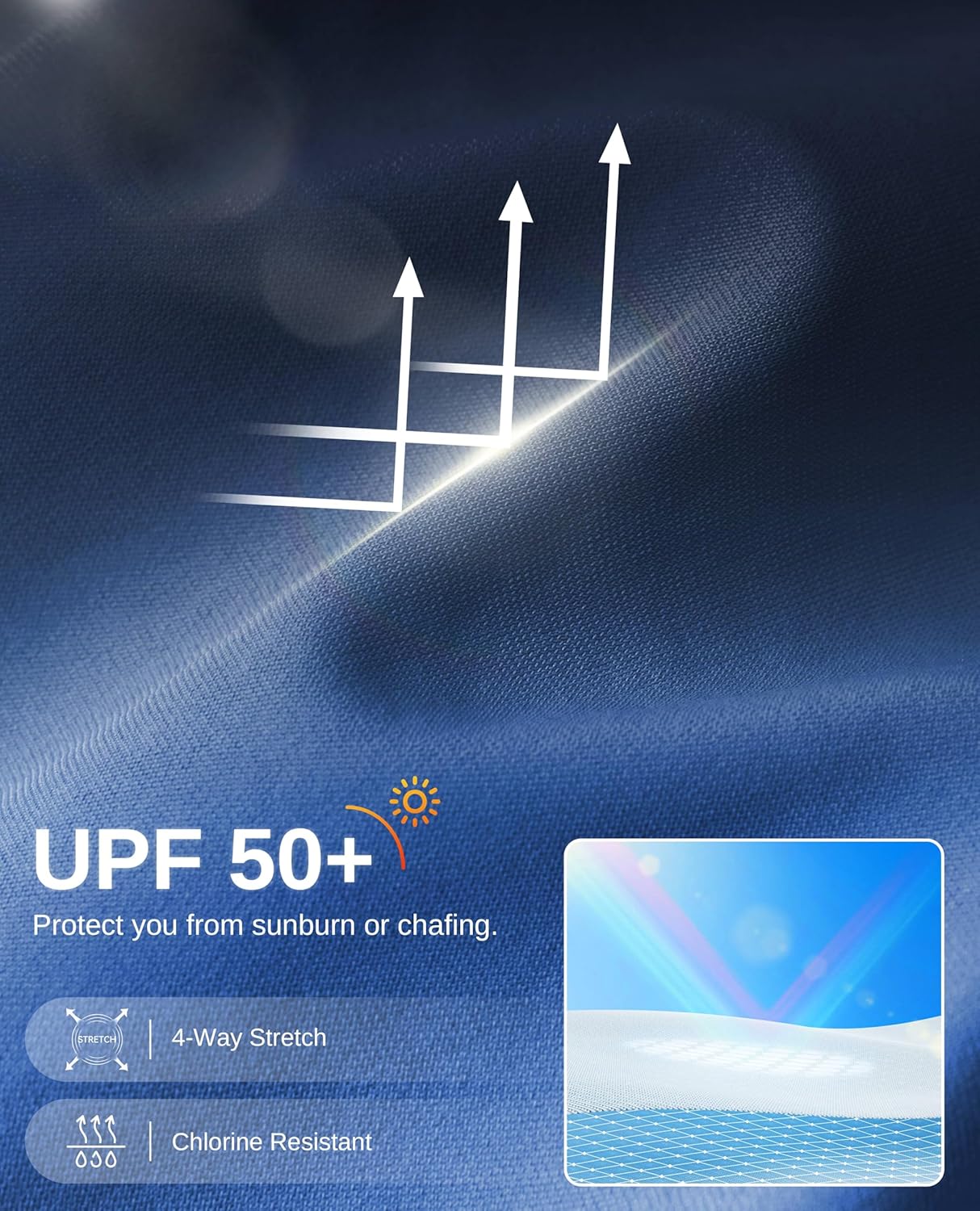 G Gradual Swim Pants for Women with Zipper Pocket UPF 50+ Quick Dry High Waisted Swimming Leggings Long Rash Guard Bottoms - Image 5