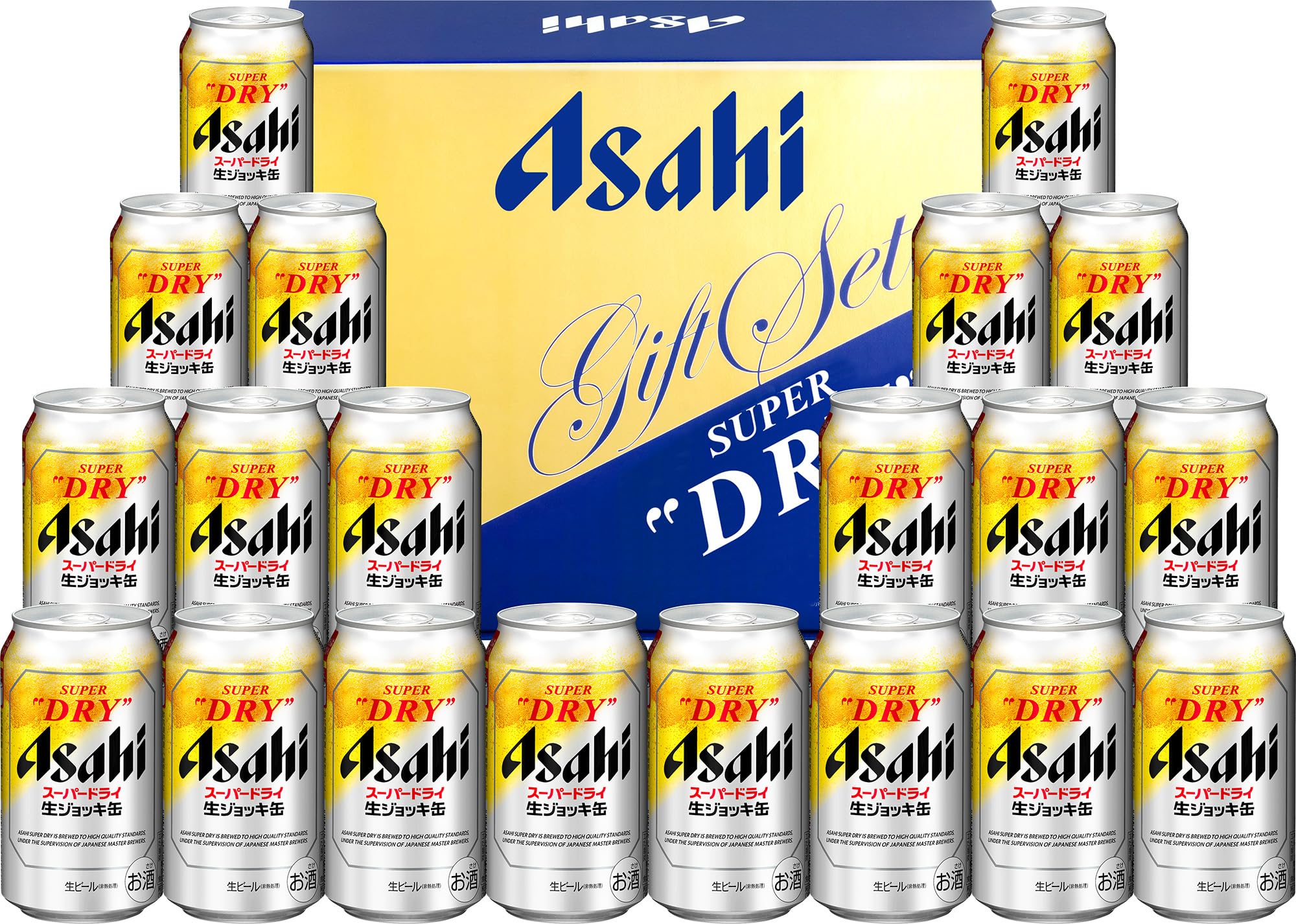 アサヒ スーパードライ 生ジョッキ缶 ギフトセット(SDJ5) 340ml×20本